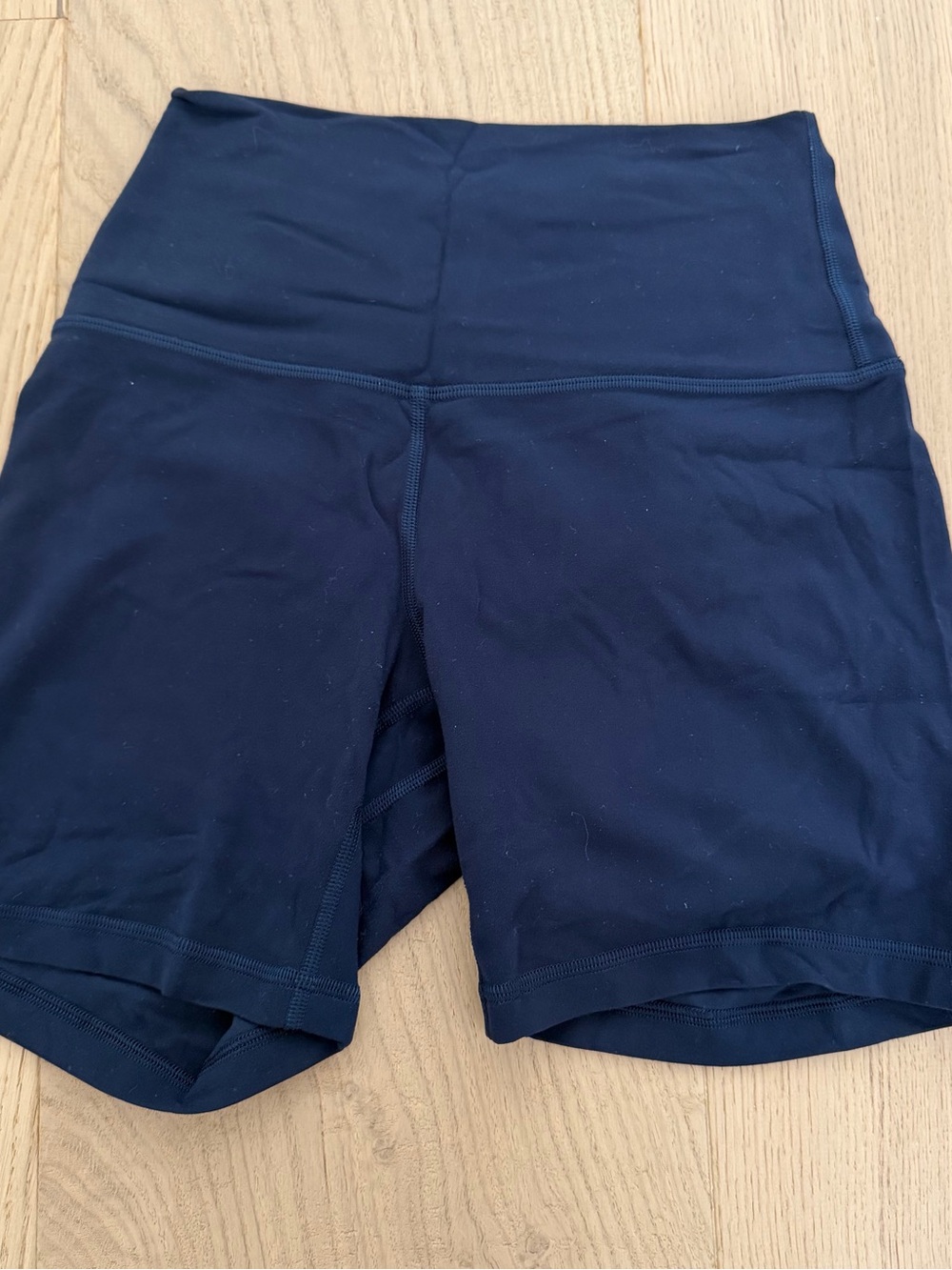 lululemon athletica Navy High-Rise Athletic Bike Shorts